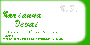 marianna devai business card